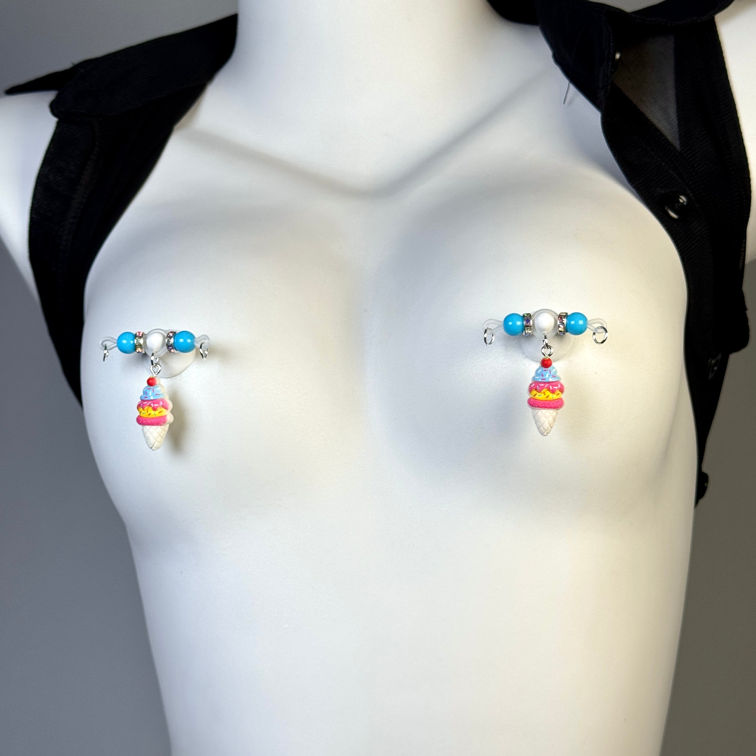 Ice Cream Charm Nipple Clamps
