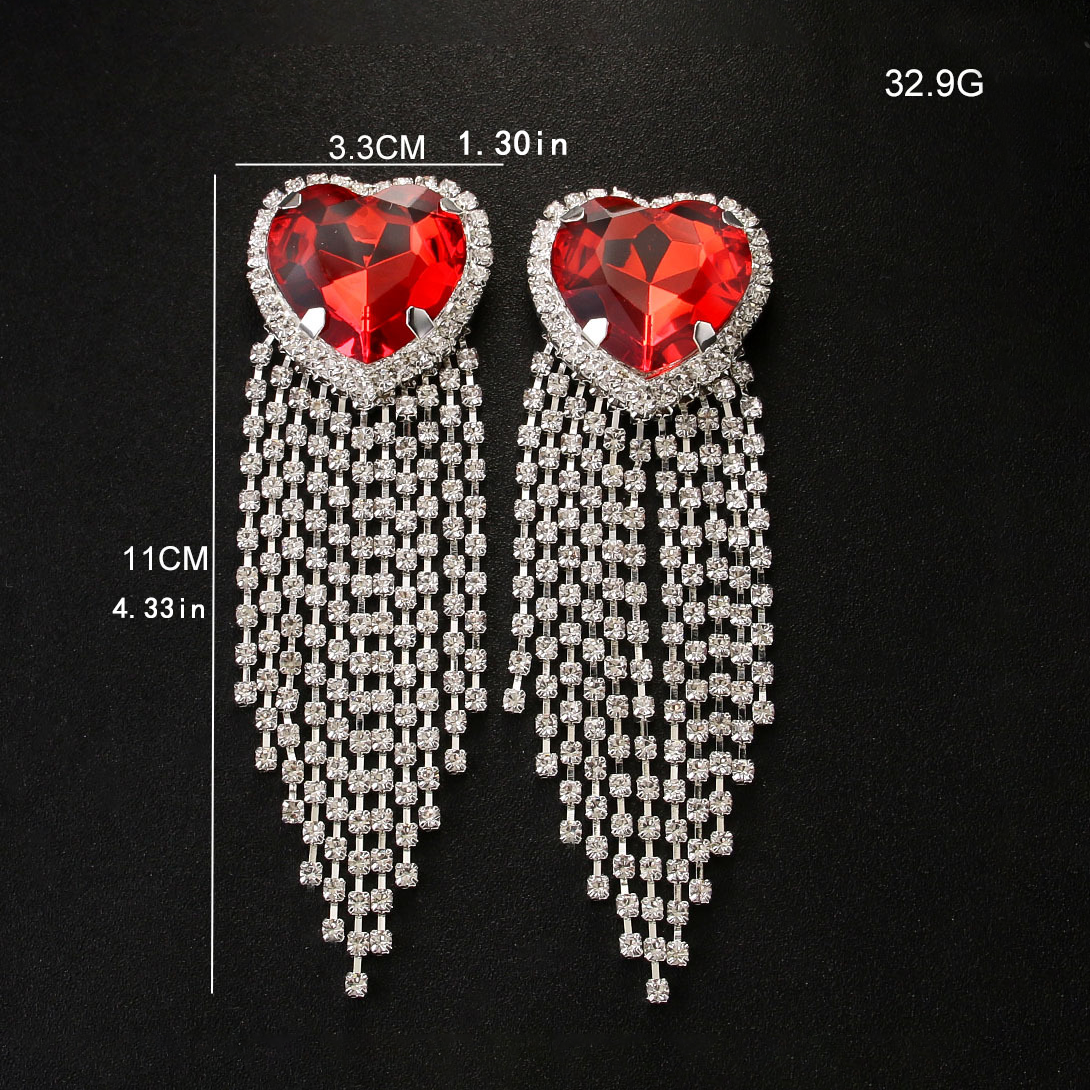 Red rhinestone nipple covers