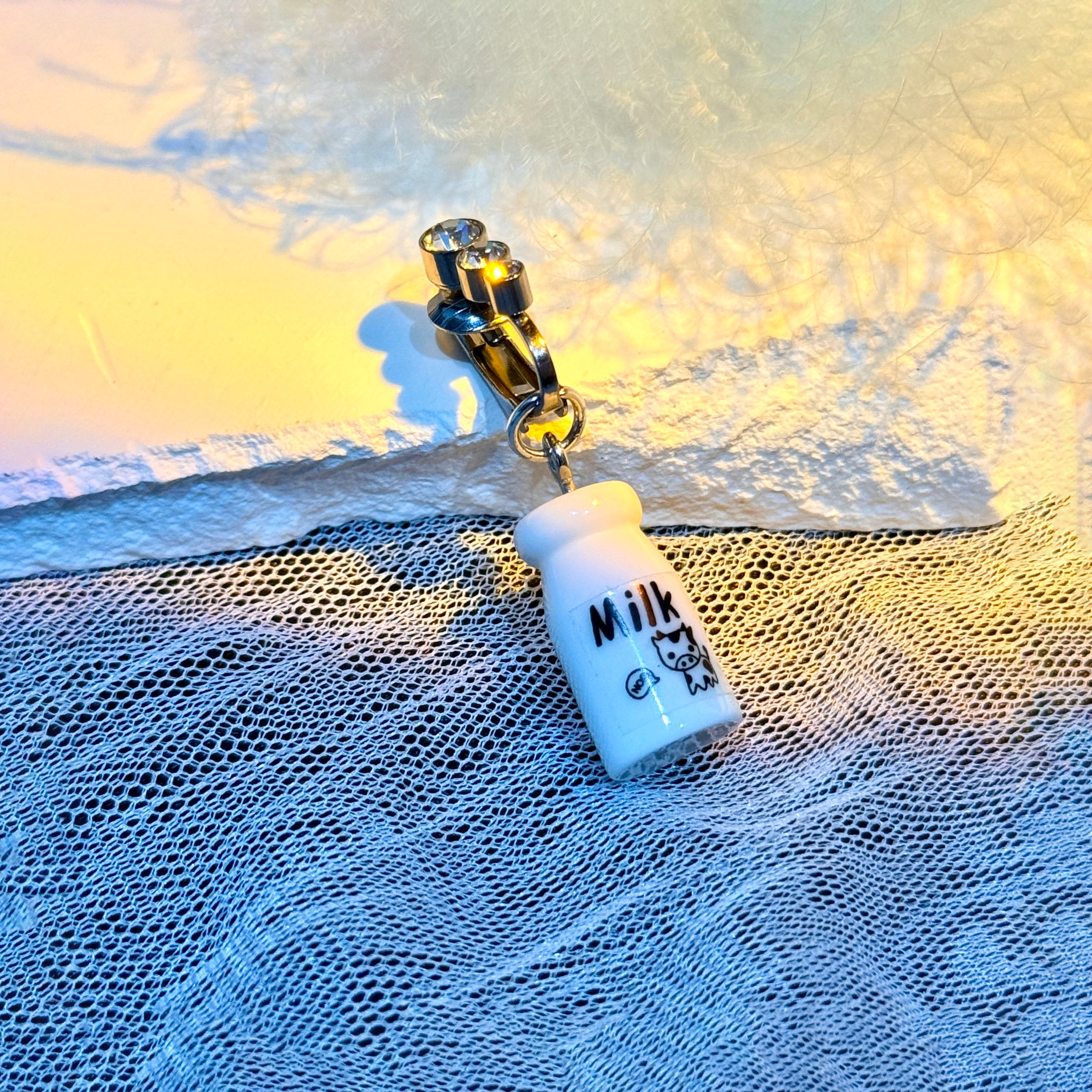 "Milk Dream" Non-Piercing Navel Jewelry