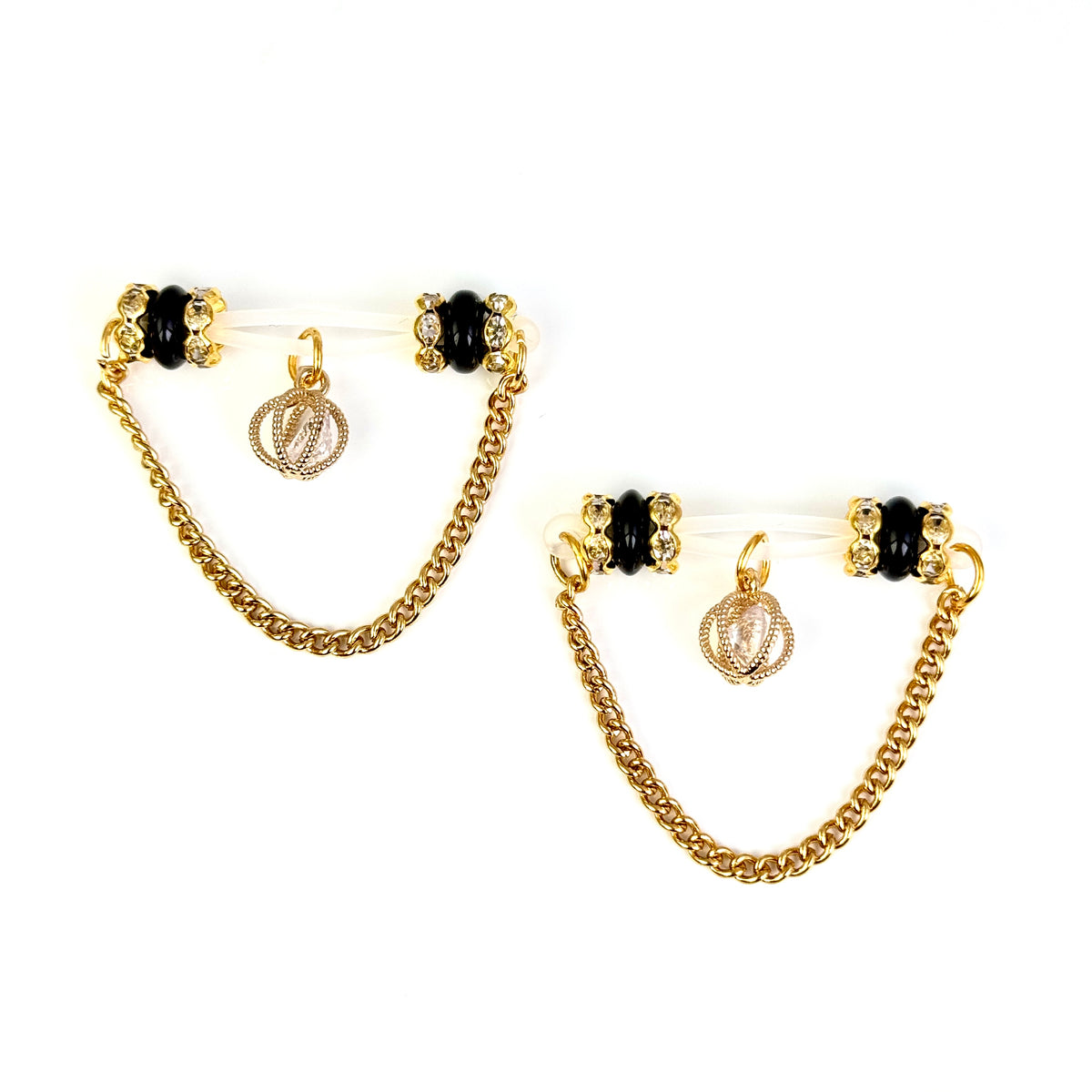 Luna Crystal Nipple Chain