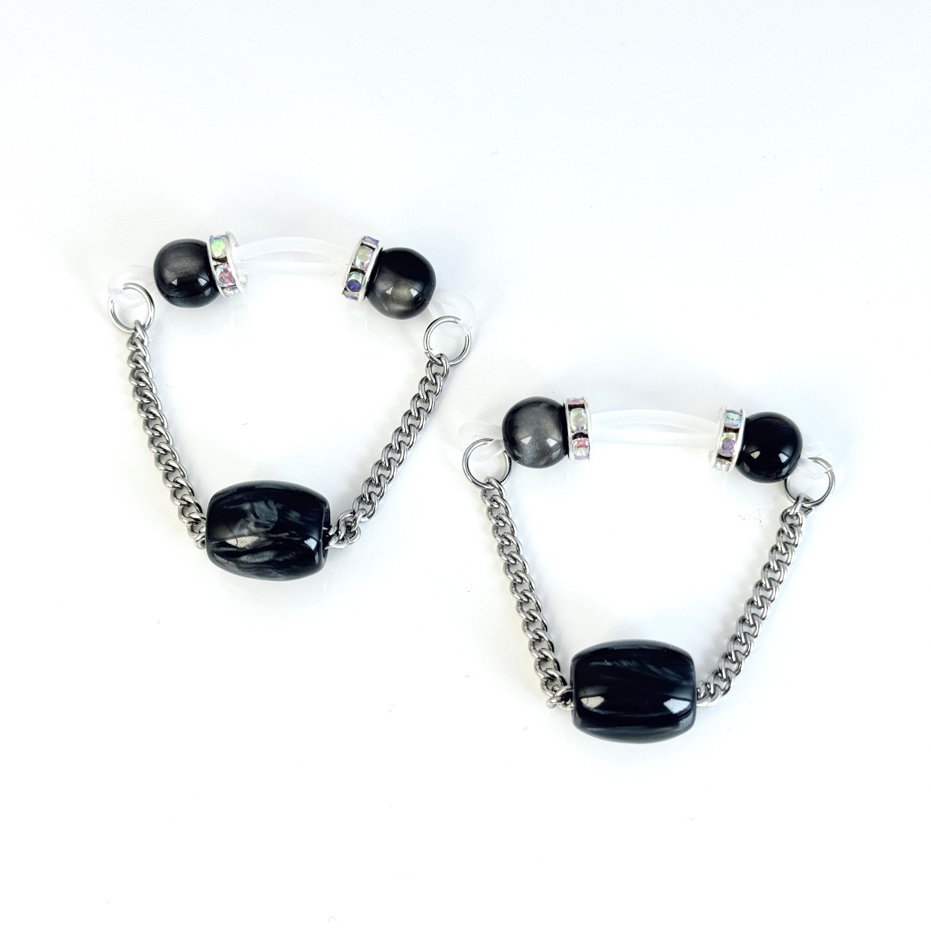 Midnight Pearl Nipple Clamps