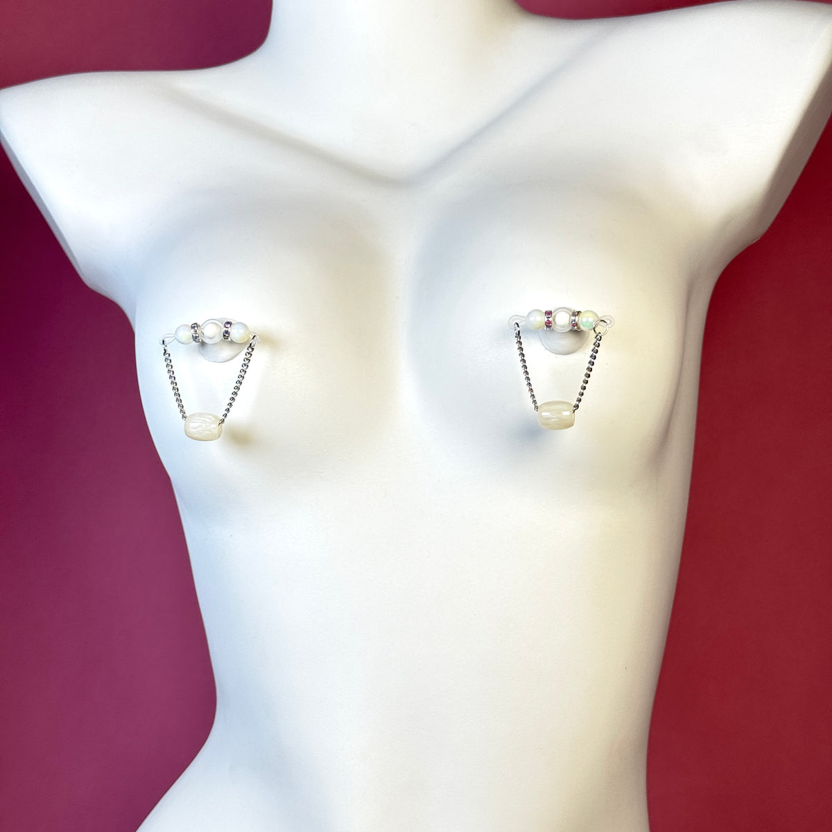 Moon Pearl Nipple Clamps
