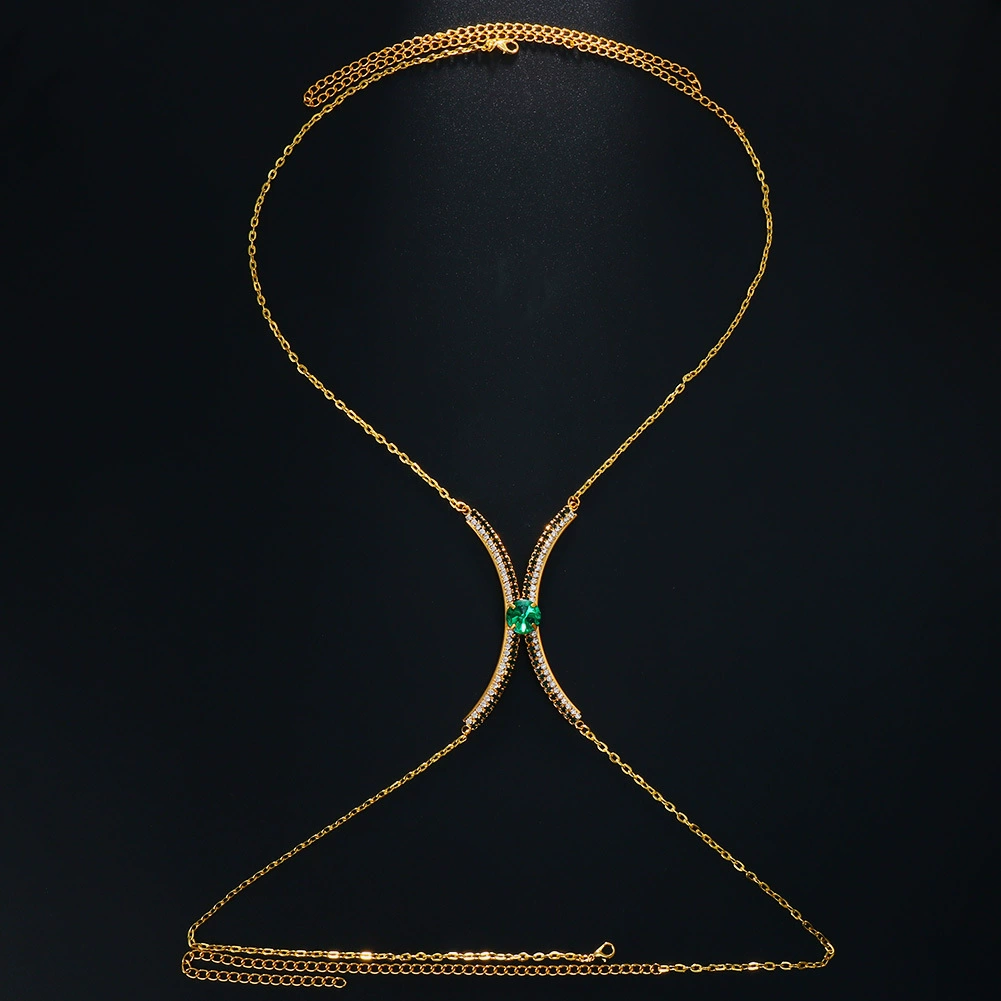 Round Colored Diamond Breastplate