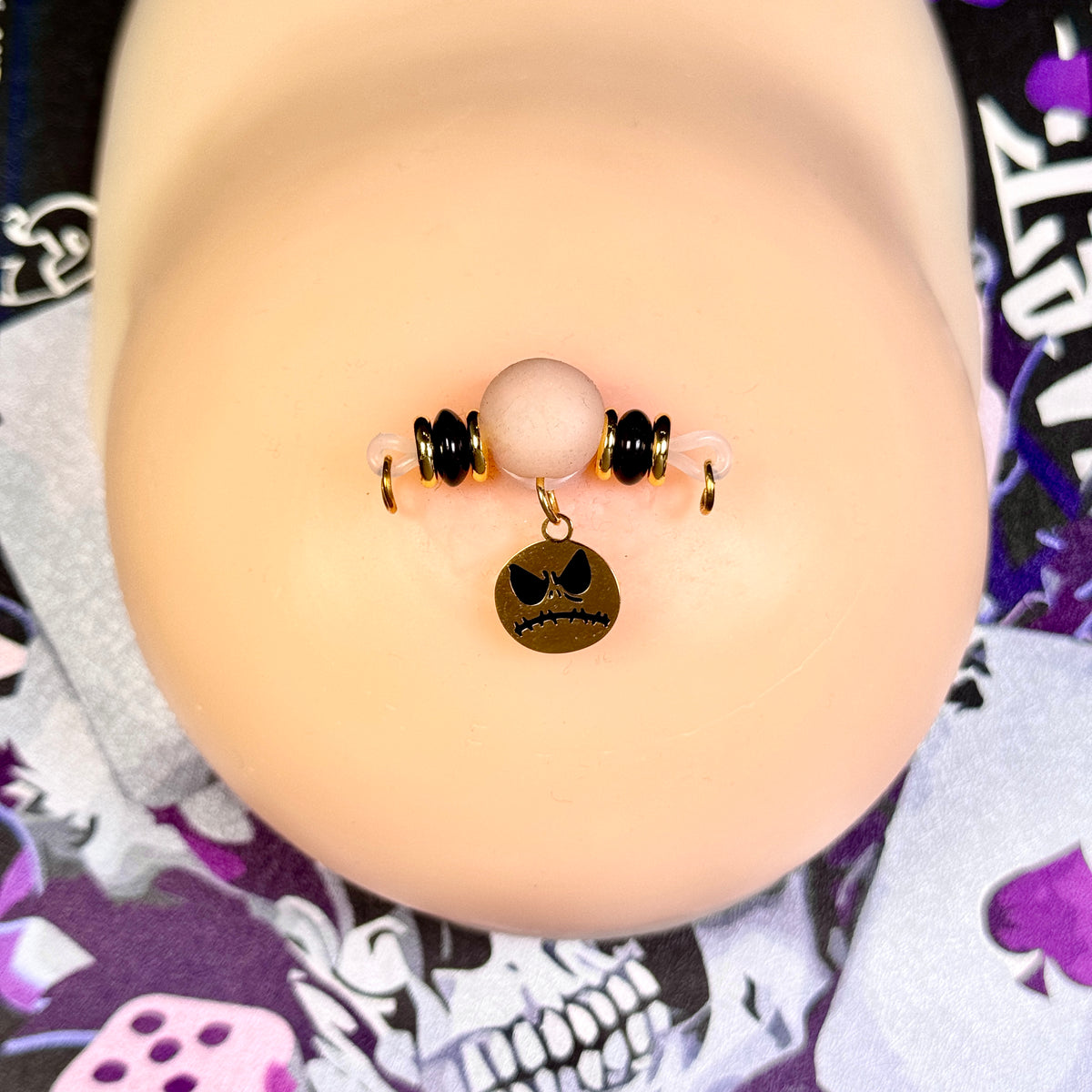 Dark Smile Charm Non-Piercing Nipple Clamp