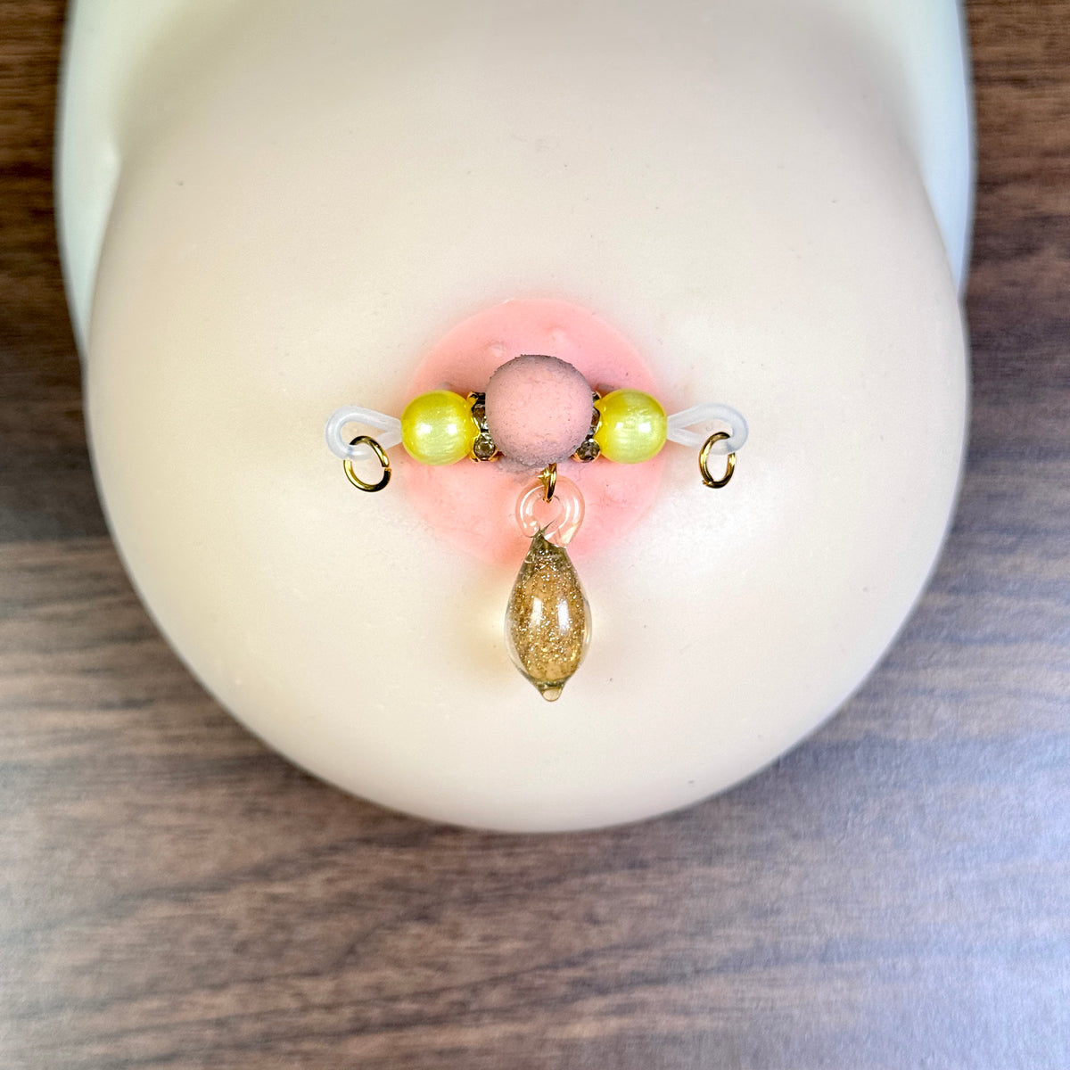 Golden Teardrop Nipple Clips