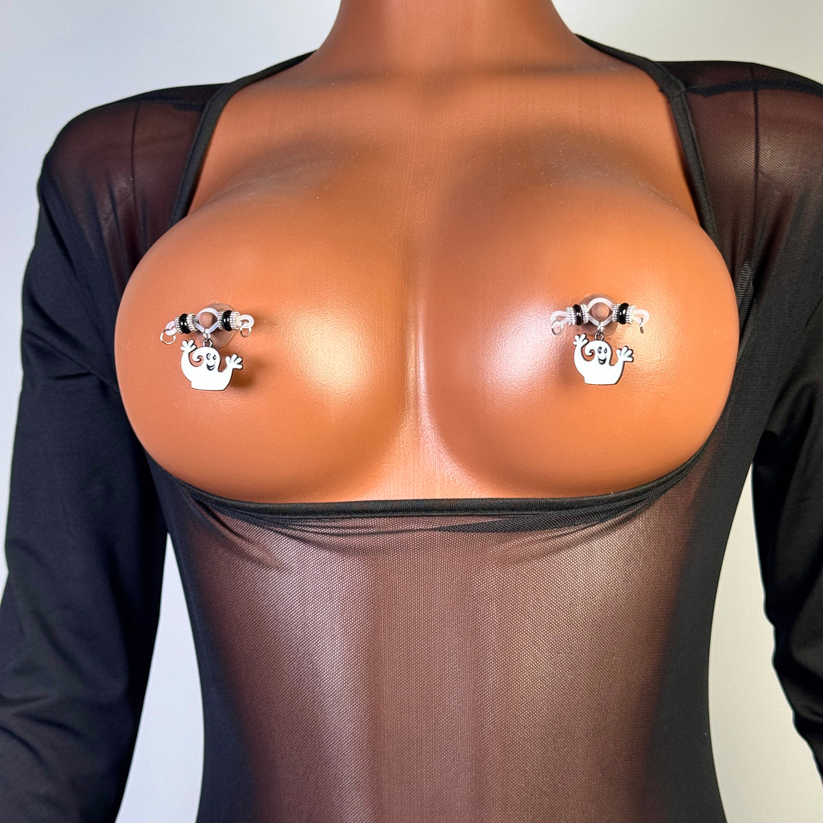 Spooky Ghost No-Piercing Nipple Clamps