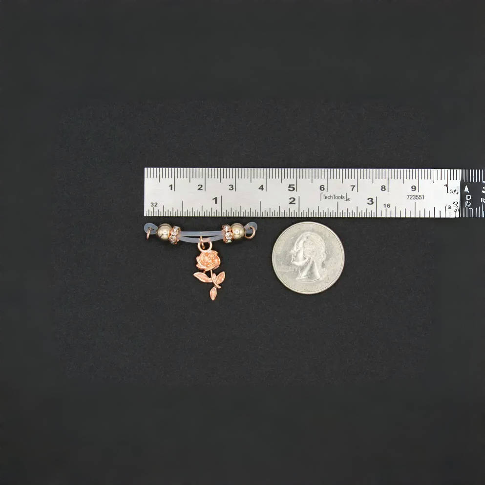 Adjustable size fake nipple fake nipple ring