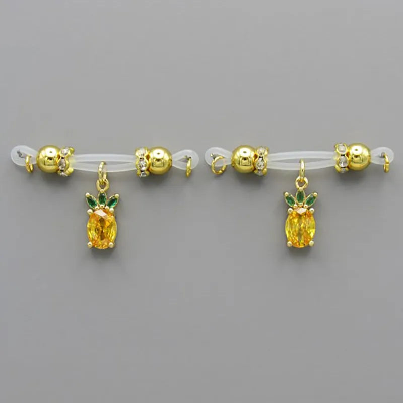 Pineapple Charm Nipple Ring