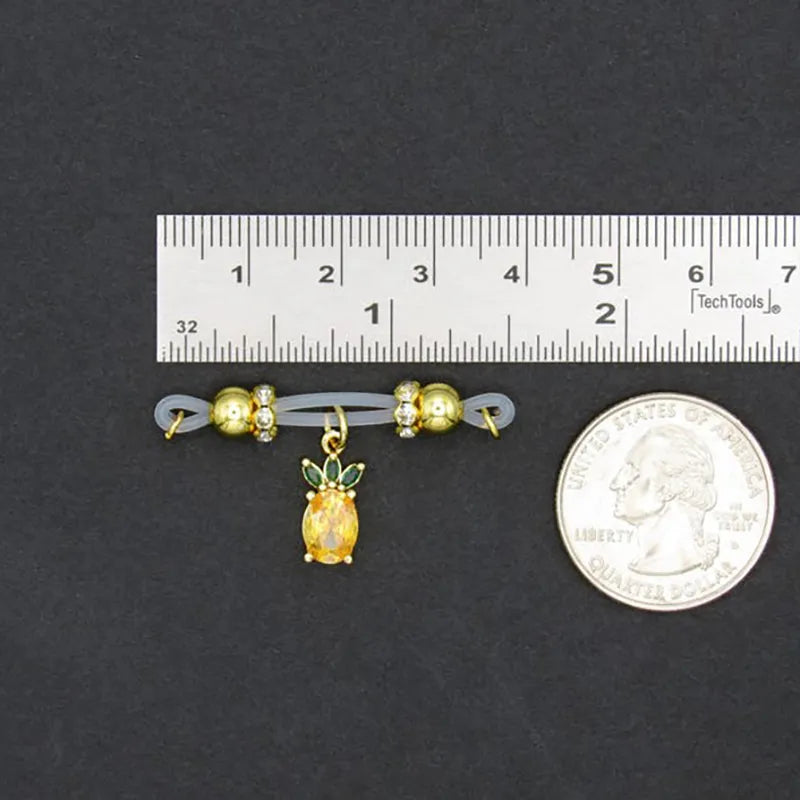 Pineapple Charm Nipple Ring