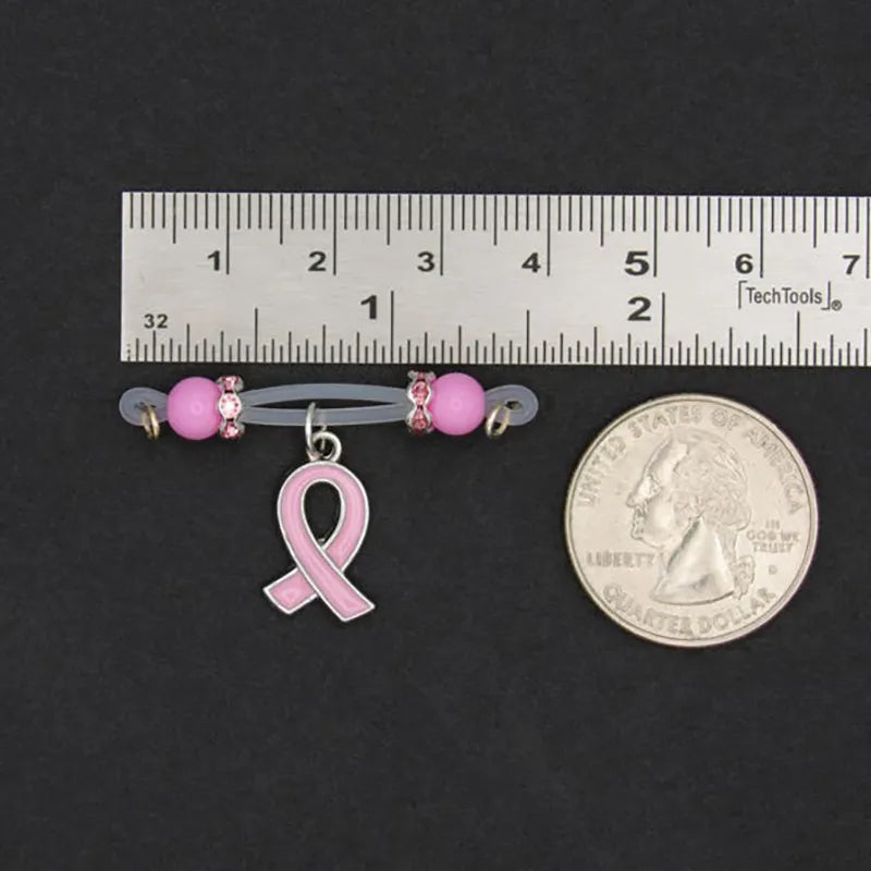 Pink Ribbon Nipple Ring