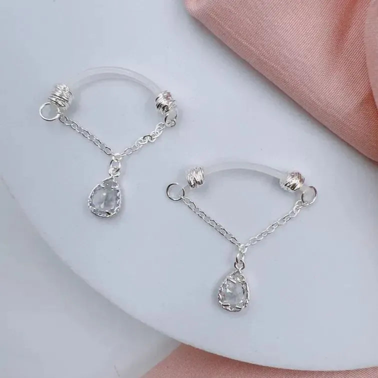 Fake Nipple Piercing Jewelry with Chains