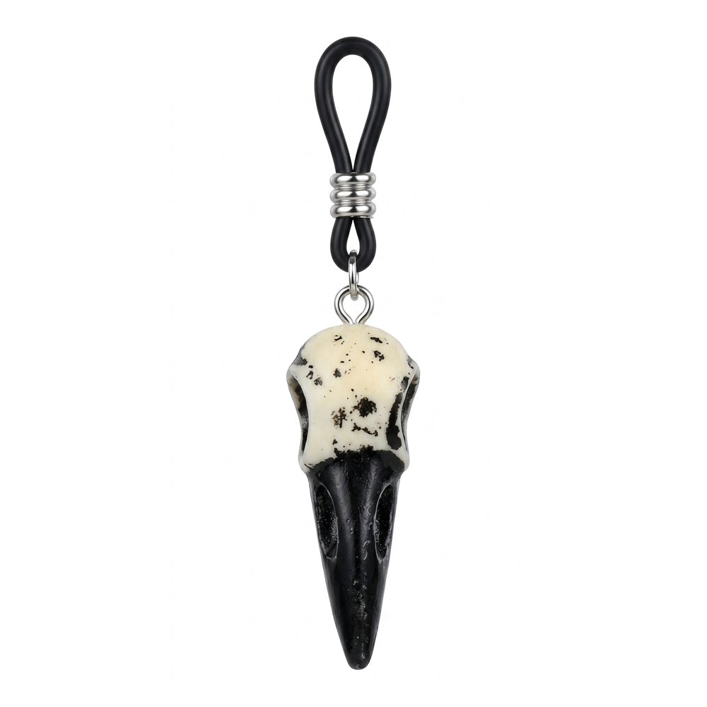 Gothic Raven Skull Adjustable Nipple Ring