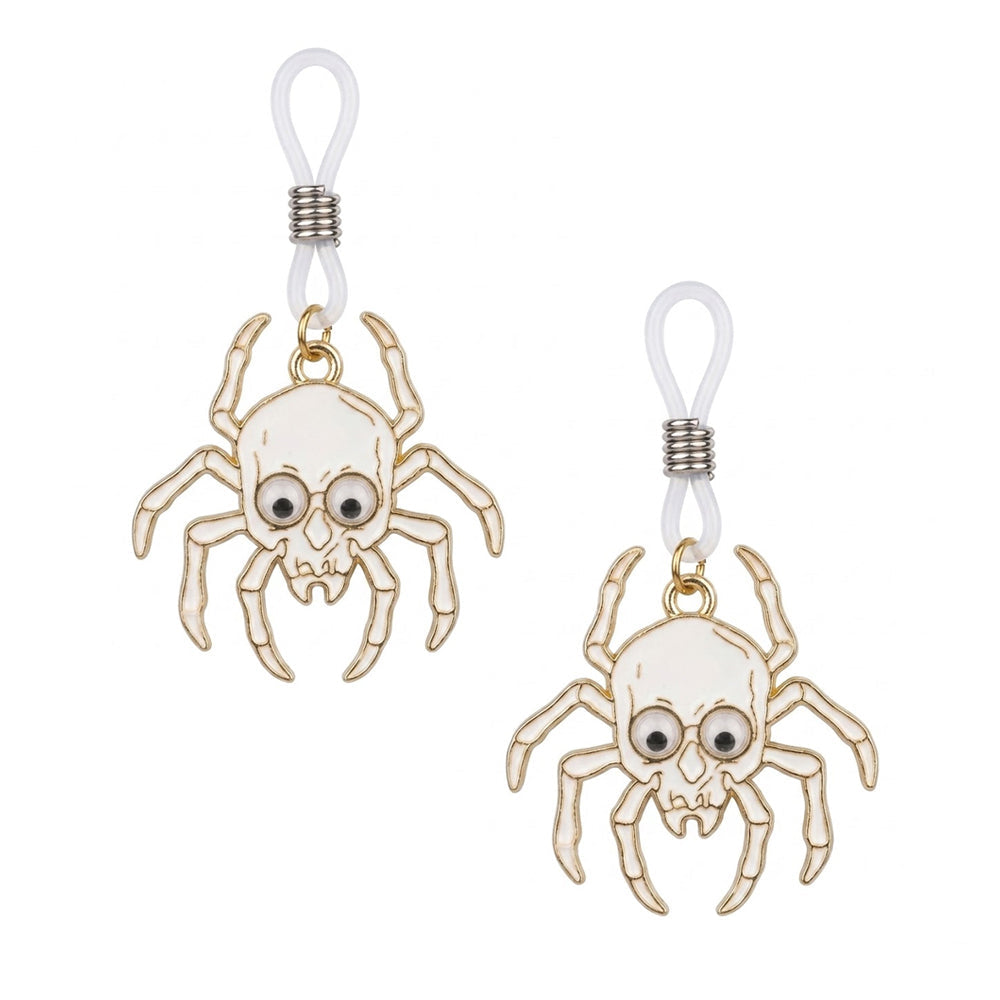 Eerie Skull-and-Spider Non-Piercing Nipple Clamps